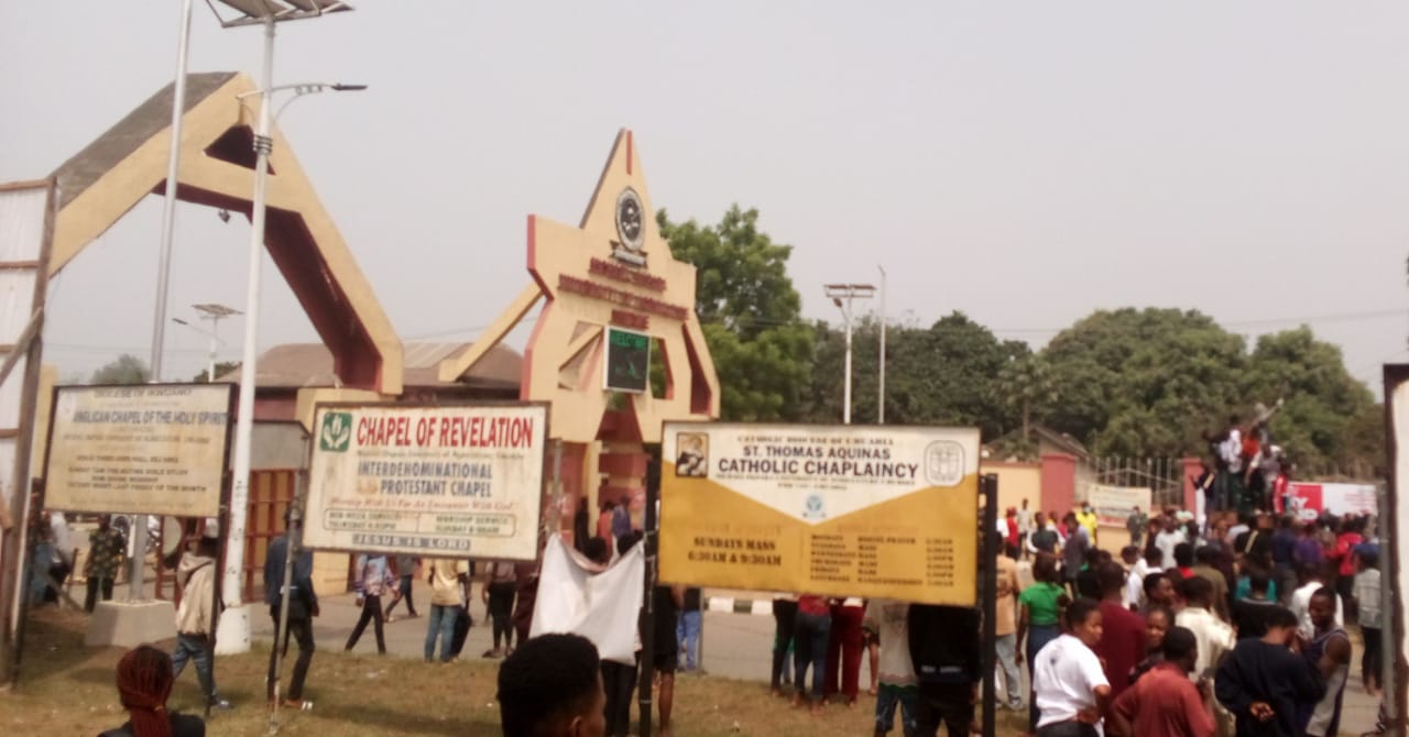 Nigerian University Students Protest Fees Increase  …Disrupt exams