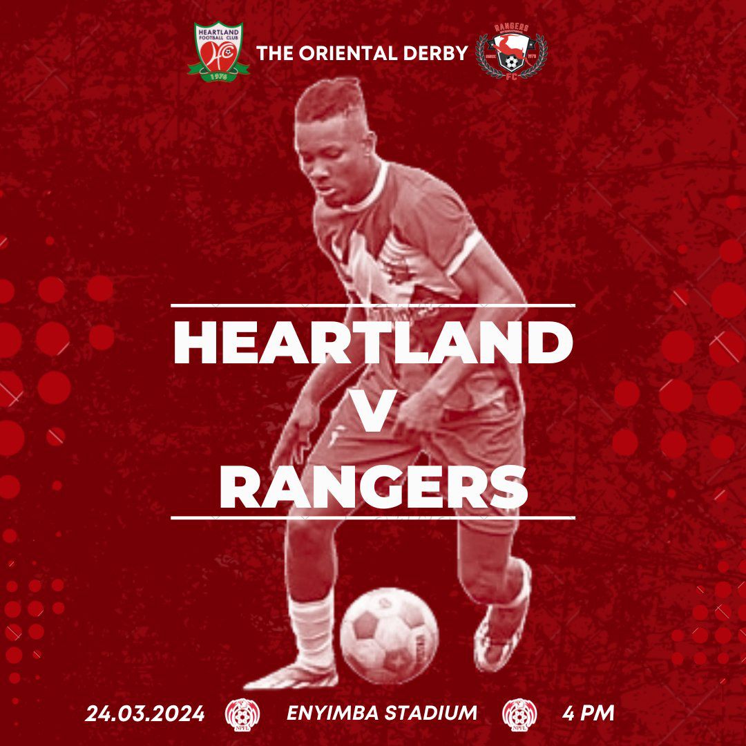 NPFL: Heartland FC faces Enugu Rangers in Oriental Derby clash